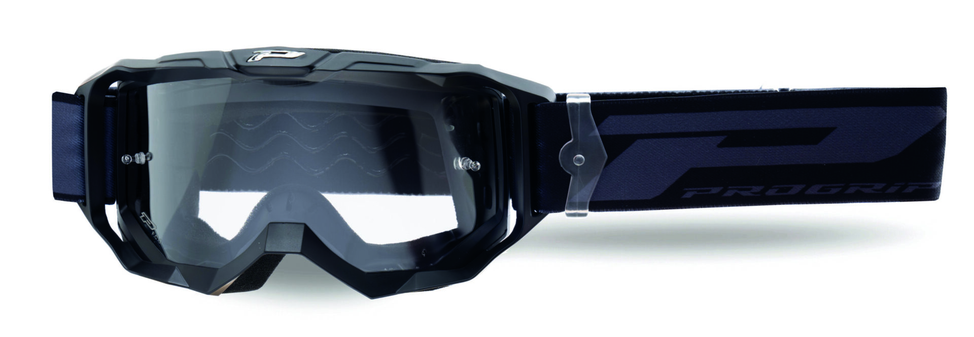 MASCHERA PROGRIP 3300 NERA TRASPARENTE
